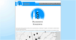 Desktop Screenshot of praxisnetz-schleswig.de